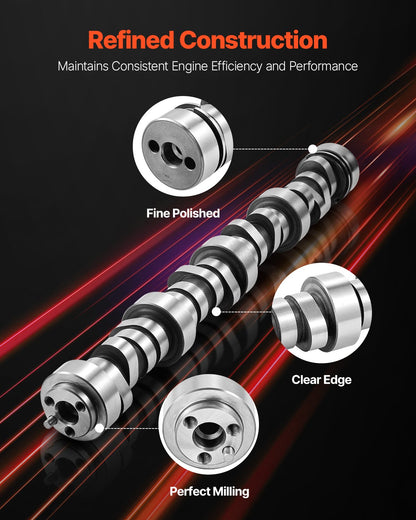 Engine Camshaft, 12625437 SP011-16 Cam Replacement, Compatible with Norris trucks from 1999-2013 GM Gen3/4, LS Truck Engine 4.8L, 5.3L, 6.0L, and 6.2L