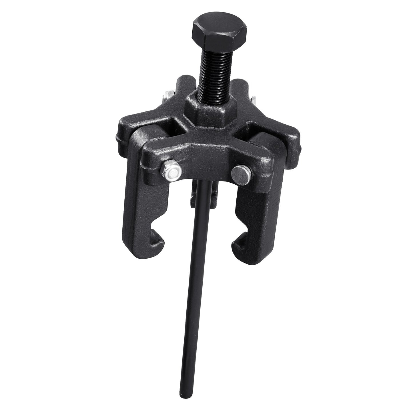 Harmonic Balancer Puller Kit, Adjustable 3-Jaw Puller Fits Most Late Model Vehicles, 3-Jaw Pulley Puller Set with 4 Forcing Rods for Removing Harmonic Balancers Without Removing the Radiator
