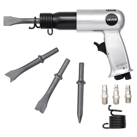 Air Hammer 3500 BPM 12 CFM Pneumatic Hammer Air Hammer Kit with 4 Chisels