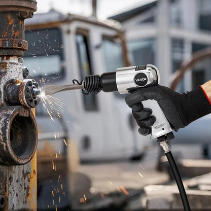 Air Hammer 4500 BPM 11 CFM Pneumatic Hammer Air Hammer Kit with 4 Chisels