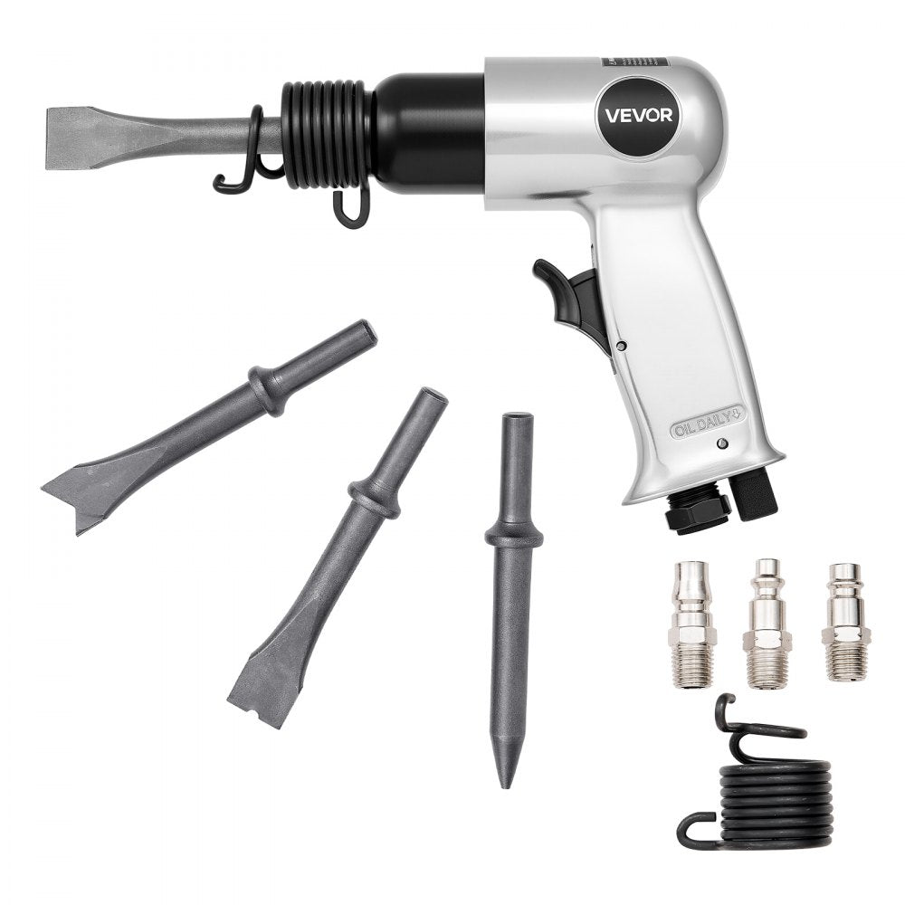Air Hammer 4500 BPM 11 CFM Pneumatic Hammer Air Hammer Kit with 4 Chisels