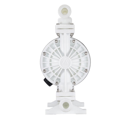 Air Operated Double Diaphragm Pump, 94.64 LPM Max, Standard Inlet & Outlet Air Pneumatic Waste Oil Transfer Pump, Polypropylene Body, Dual Diaphragms, for Diesel, Grease, Kerosene, Gasoline