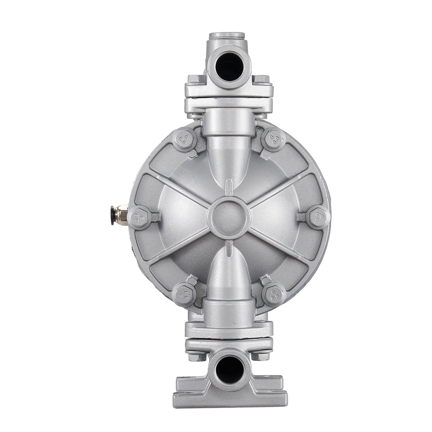 Air Operated Double Diaphragm Pump, 24.98 LPM Max, Standard Inlet & Outlet Air Pneumatic Waste Oil Transfer Pump, Aluminum Alloy Body, Dual Diaphragms, for Diesel, Grease, Kerosene, Gasoline