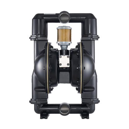 Air Operated Double Diaphragm Pump, 598.09 LPM Max, Standard Inlet & Outlet Air Pneumatic Waste Oil Transfer Pump, Aluminum Alloy Body, Dual Diaphragms, for Diesel, Grease, Kerosene, Gasoline