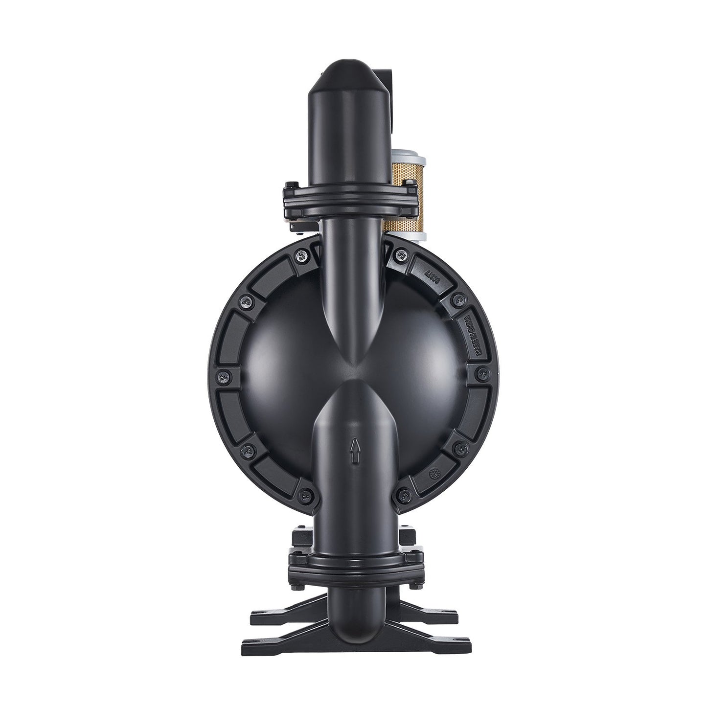 Air Operated Double Diaphragm Pump, 598.09 LPM Max, Standard Inlet & Outlet Air Pneumatic Waste Oil Transfer Pump, Aluminum Alloy Body, Dual Diaphragms, for Diesel, Grease, Kerosene, Gasoline