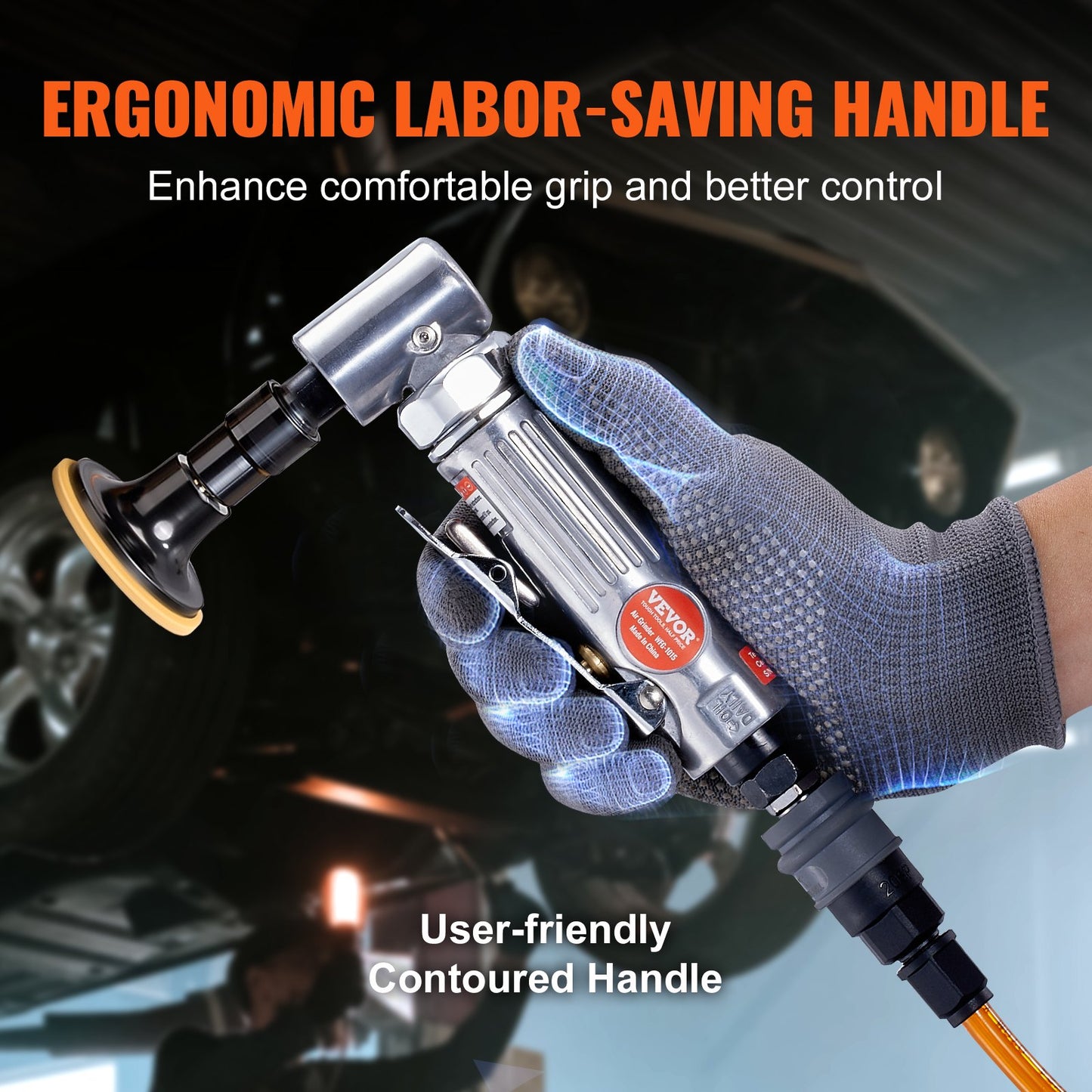 VEVOR Air Angle Die Grinder, 1/4" Right Angle Die Grinder (20000RPM), Heavy Duty