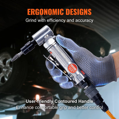 VEVOR Air Die Grinder Kit, Right Angle and Straight Die Grinder Combo, Heavy Duty