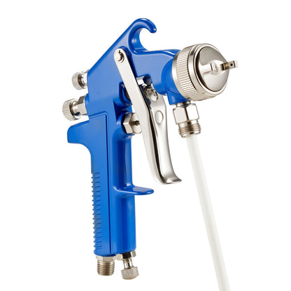 Siphon Feed Spray Gun, High Atomization Air Paint Spray Gun, 1000cc Automotive Paint Sprayer with 1.8 mm Nozzle, Adjustable Flow Rate & Air Volume for Car, Furniture, Wall, House Painting