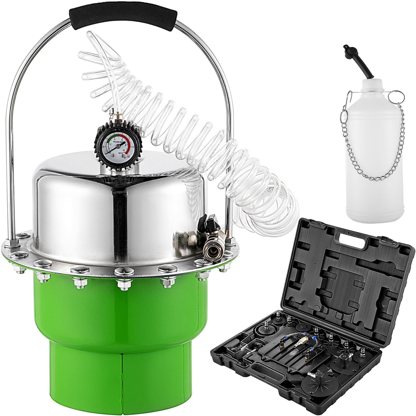 VEVOR Pneumatic Air Pressure Bleeder, Brake Pressure Bleeding Tool Portable Brake