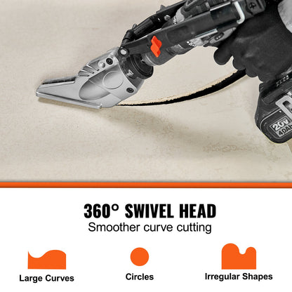 VEVOR Board Cutter Drill Attachment, Board Shears Attachment with 360 Degree Pivoting