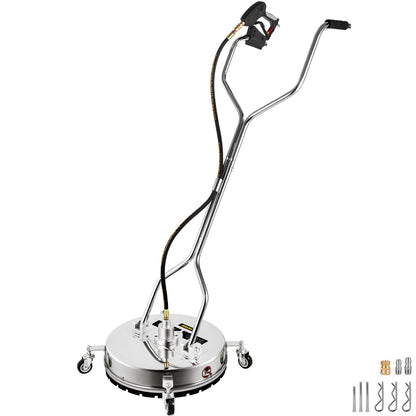 VEVOR Pressure Washer Surface Cleaner, 20'', Max. 4000 PSI Pressure by 2 Nozzles