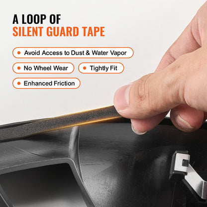 VEVOR 19" Wheel Rim Cover for 2021-2023 Model Y Hubcap with Valve Nozzle Hole