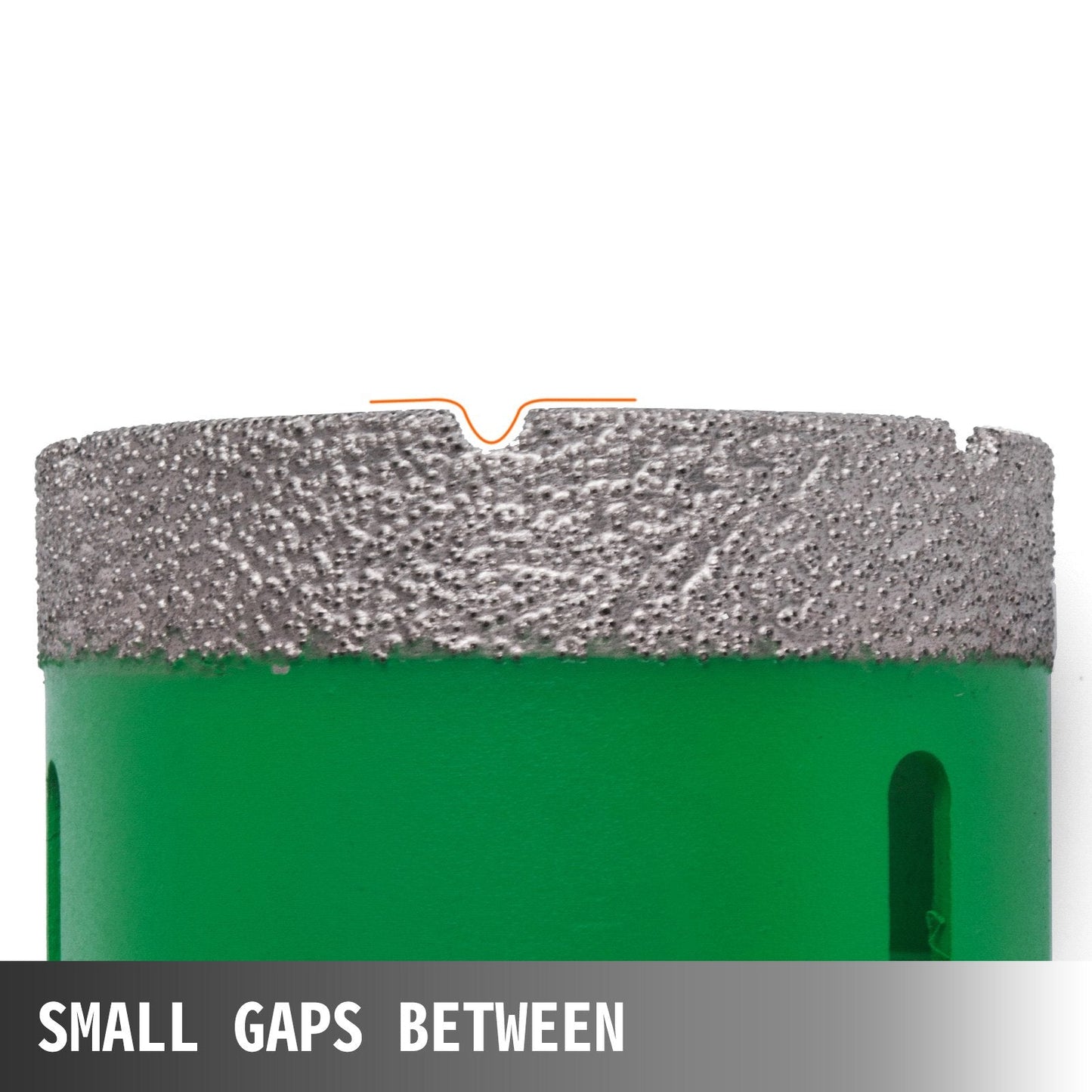 Diamond Hole Saw Set with Glass Drills, 6 Sizes (20-68mm), M14 Thread Compatible