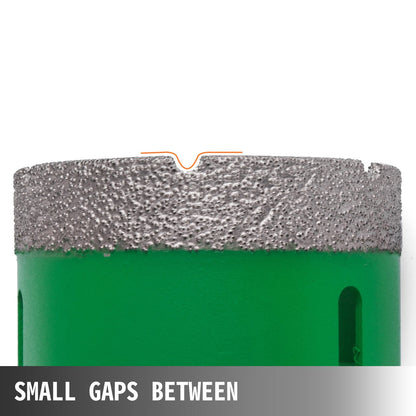 Diamond Hole Saw Set with Glass Drills, 6 Sizes (20-68mm), M14 Thread Compatible