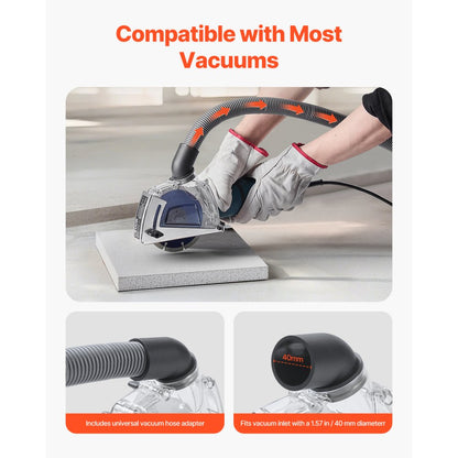 VEVOR Cutting Dust Shroud for Angle Grinders 100-125mm with 125mm Grinding Wheel