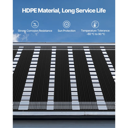 VEVOR Solar Pool Heater 1235 x 3100mm Aboveground & Inground Pool Heating System