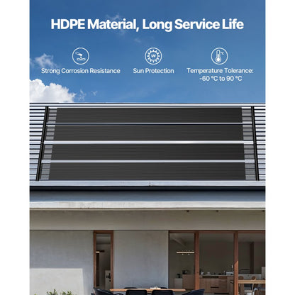 VEVOR Solar Pool Heater 850 x 6100 mm Aboveground Pool Heating System( 2 Panels)