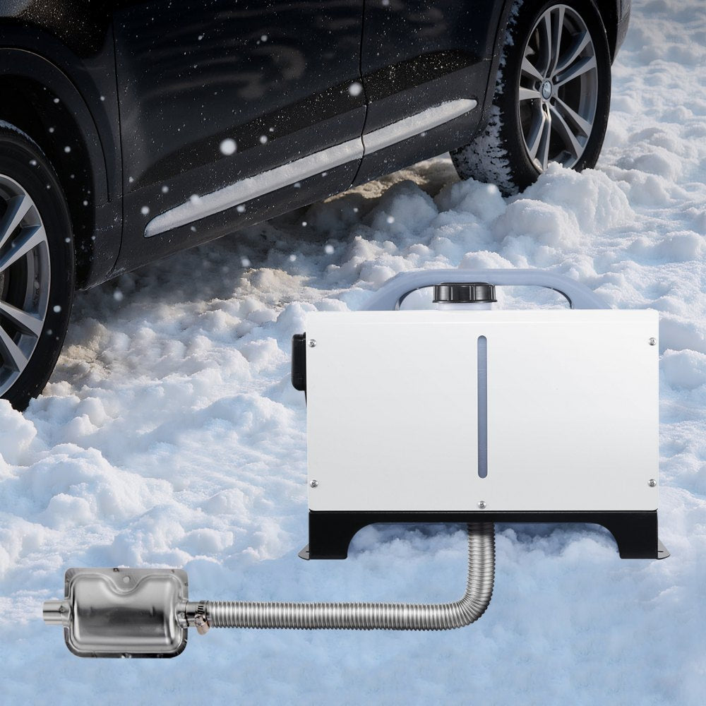 Exhaust Hose, 3000mm Stainless Steel Exhausts Hose, Diesel Heater Flexible Exhaust Pipe with 2 Hose Clamps, Exhausts Hoses Kit Diesel Heater Accessories for 2KW 5KW 8KW Diesels Heaters