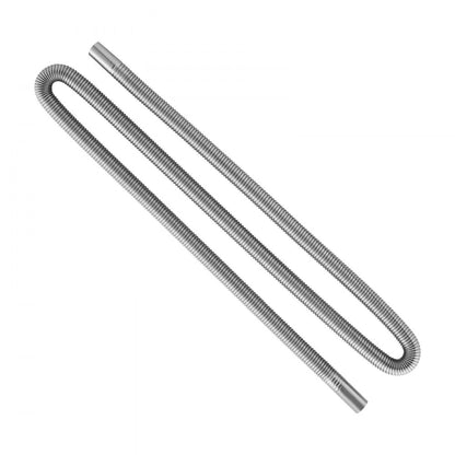 Exhaust Hose, 1980mm Stainless Steel Exhausts Hose, Diesel Heater Flexible Exhaust Pipe with 2 Hose Clamps, Exhausts Hoses Kit Diesel Heater Accessories for 2KW 5KW 8KW Diesels Heaters