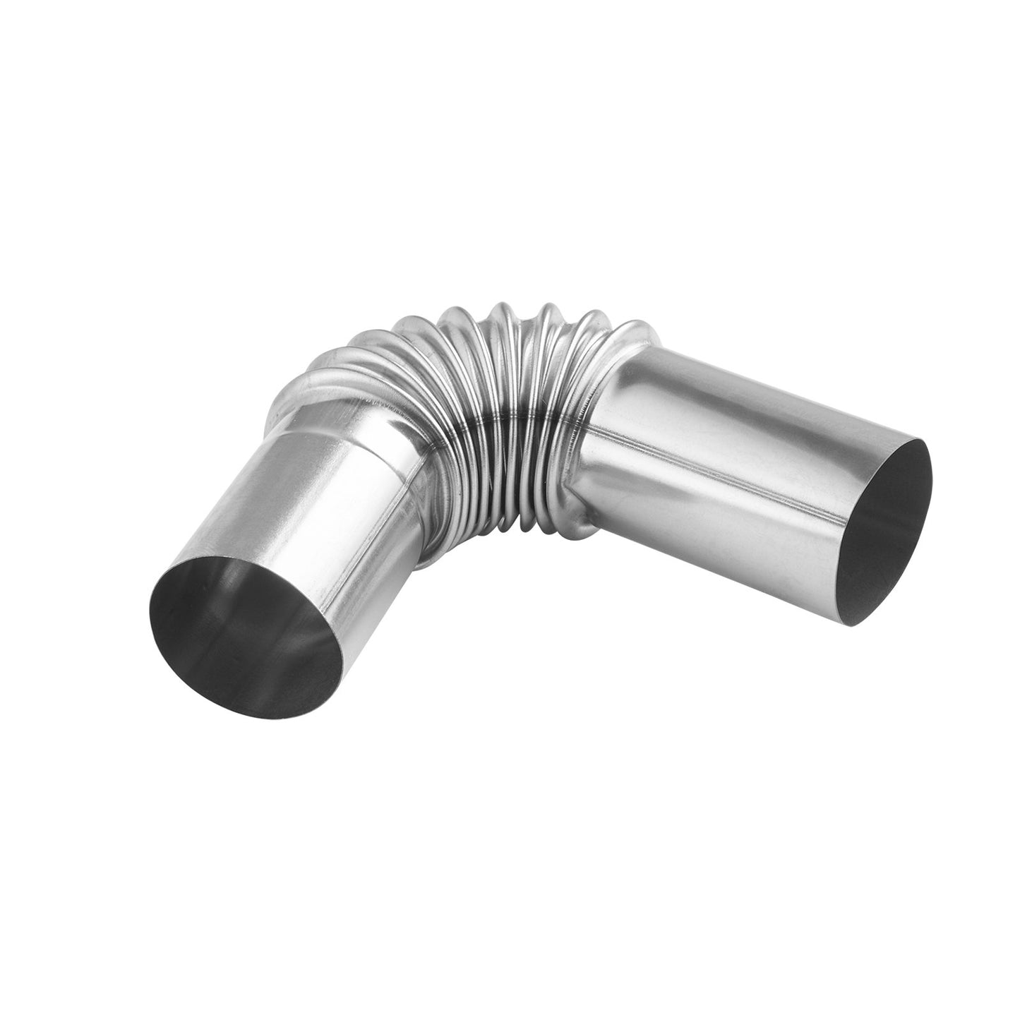 Exhaust Pipe Tube Elbow Connector, 25mm Diesel Heater Exhaust Elbow, Stainless Steel Windproof Cap Gas Water Heater 4 Clamps for 2KW 5KW 8KW Diesel Heater, Diesel Heaters Exhausts Elbows