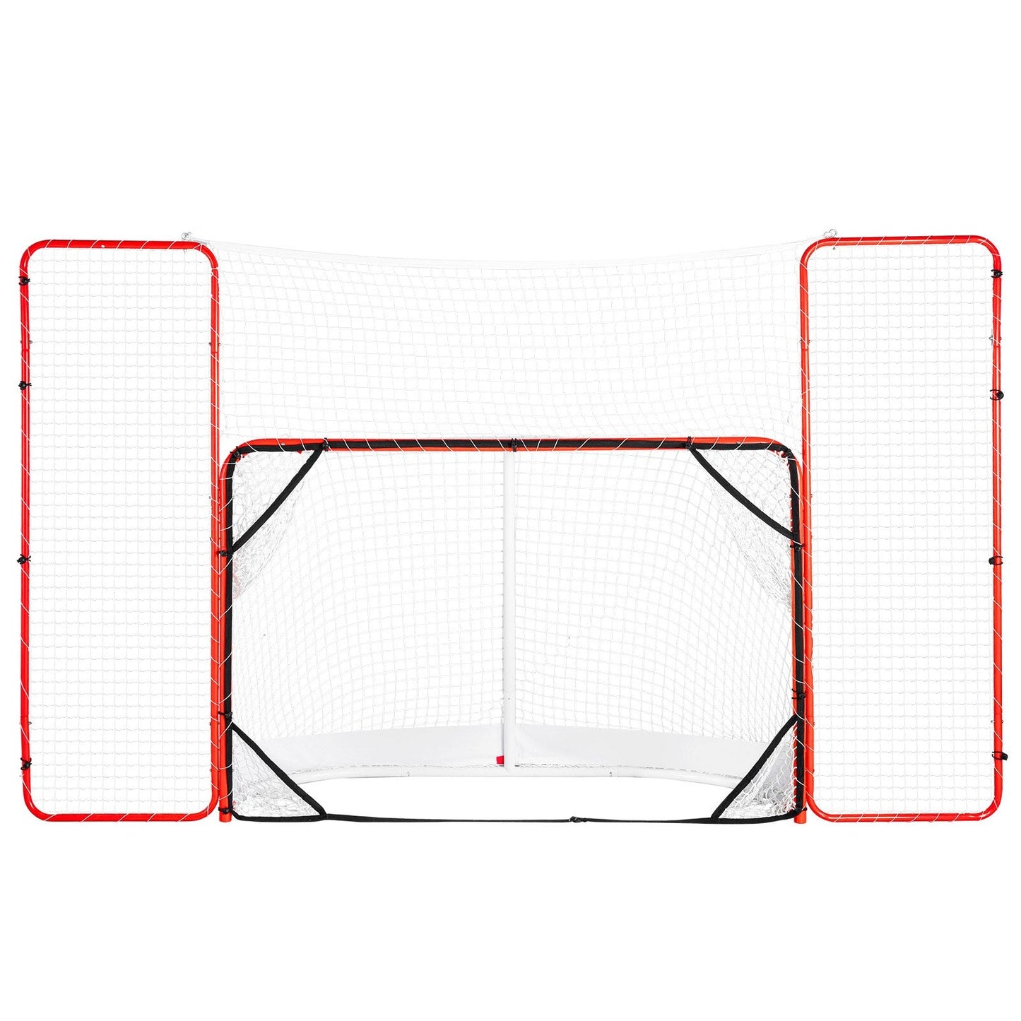 Steel Hockey Goal with Backstop & Targets for Outdoor Use, 3.1m x 1.8m