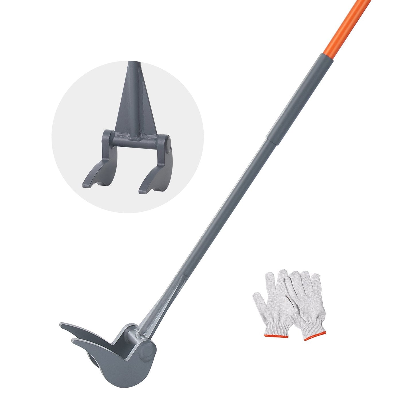 Heavy-Duty Carbon Steel Pallet Buster & Pry Bar, 907 kg Capacity, 1.27 m Handle