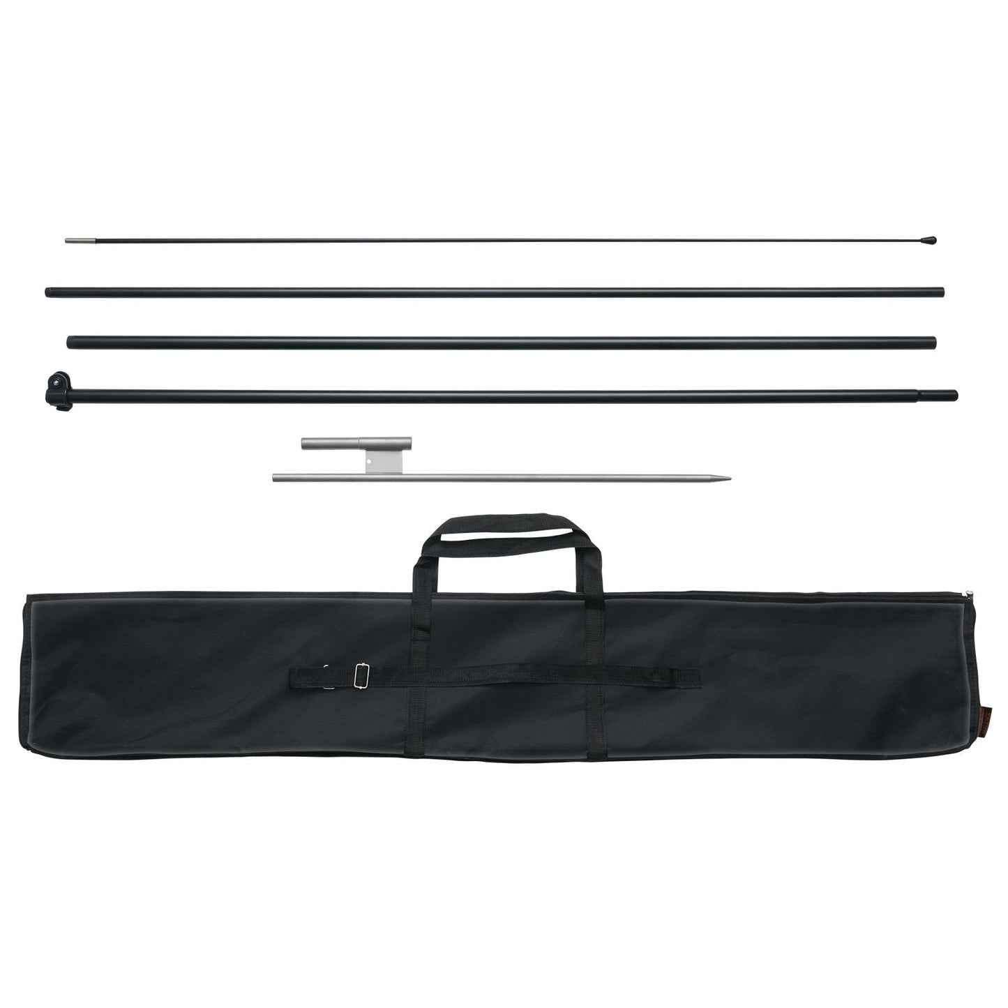 16.3 ft Swooper Flag Pole Set with Ground Stake, Durable & Easy to Install