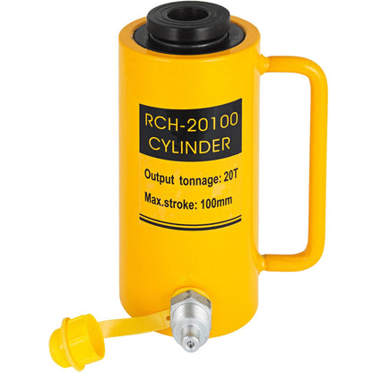 20-Ton Hydraulic Cylinder Jack, 0.1 Meter Stroke, Portable Pressure Pump