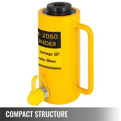 20T 0.05m Hollow Hydraulic Cylinder Jack, 6.9 kg, Compact & Versatile