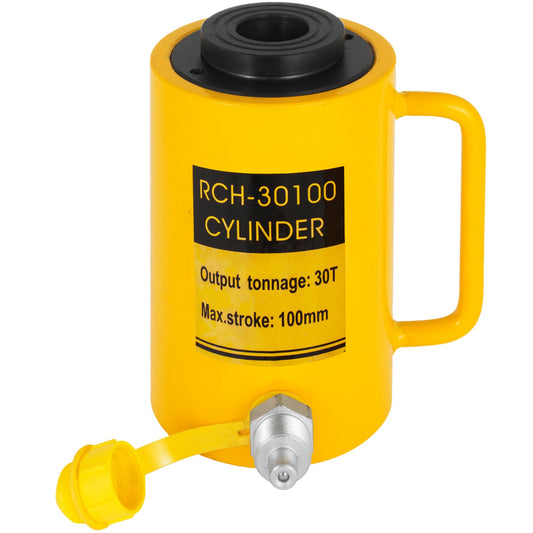 VEVOR 30Ton 10.16 cm Stroke Hollow Hydraulic Cylinder Jack 29937 Lift Cylinder Industrial