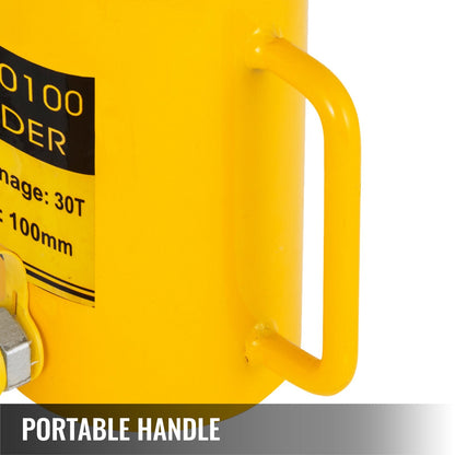 30-Ton Hollow Hydraulic Cylinder Jack with 10 cm Stroke for Industrial Use