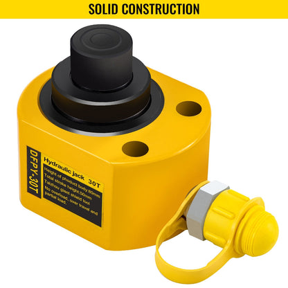 Hydraulic Cylinder Jack 30 Ton, 50 mm Stroke, 10000 psi, Single Acting
