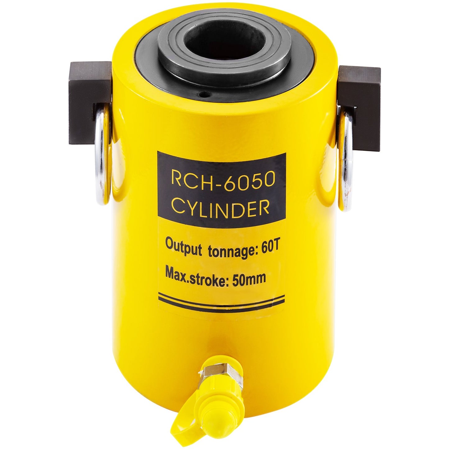 VEVOR 60T 5.08 Cm Hydraulic Cylinder Jack Hollow Single Acting Hydraulic Ram Cylinder