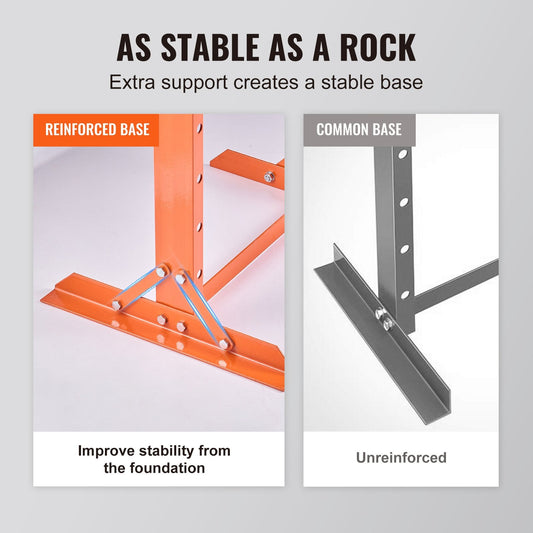 12 Ton Hydraulic H-Frame Press with Safety Valve and Adjustable Height