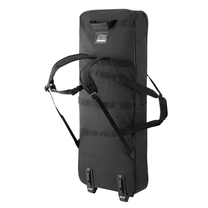 88 Key Keyboard Case, 1040 x 430 x 130 mm Interior, Padded Rolling Piano Case with Wheels, Sturdy Handle, 3-Pocket Storage, Gig Bag with Smooth Wheels, for 88 Note Keyboards and Electric Pianos