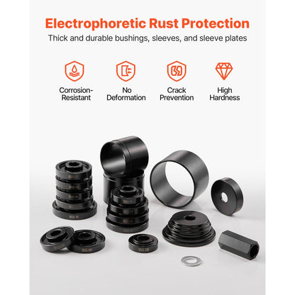 Wheel Bearing Press Kit, 23 PCS FWD Bearing Puller Tools, for Front Wheel Drive Bearing Removal and Installation, Wheel 