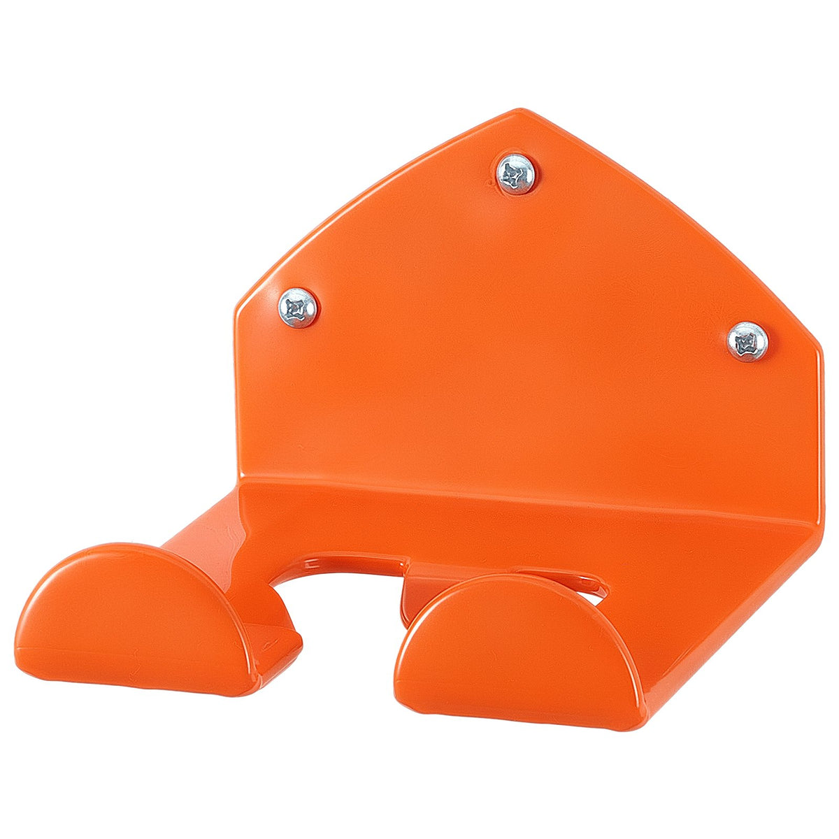 Garage Organizer Trimmer Rack 150 mm 2 Pack 82 kg Total Capacity, Wall Mount Garden Power Tool Hanger Weed Whackers Holder for Grass/Hedge Trimmer, Leaf Blower, Chainsaw, Garden Tools, Orange
