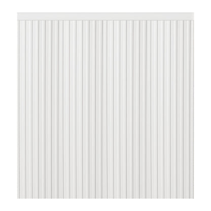 Wall Molding Kit, Wainscoting Panels, Lightweight Paintable Polystyrene, Easy to Install,  Wide & Narrow Accent Wall Trim for Interior Décor Living Room, Bedroom, Home, White (197 x 98 cm )