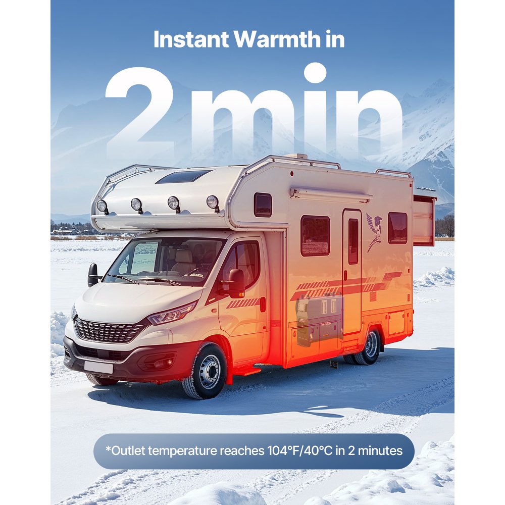 Diesel Heater Portable Diesel Air Heater 8KW DC 12V/24V All in One 5 L