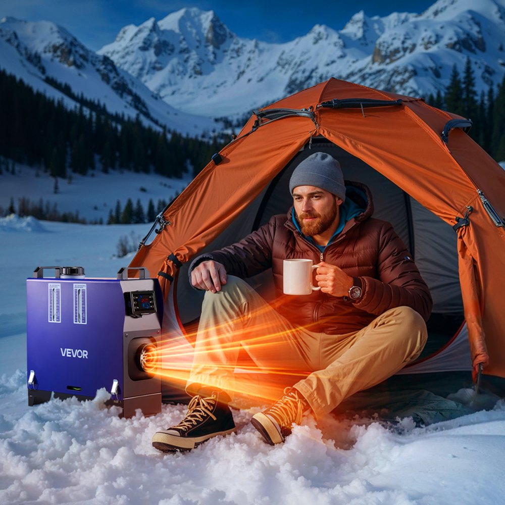 Diesel Heater Portable Diesel Air Heater 8KW DC 12V/24V All in One 5 L