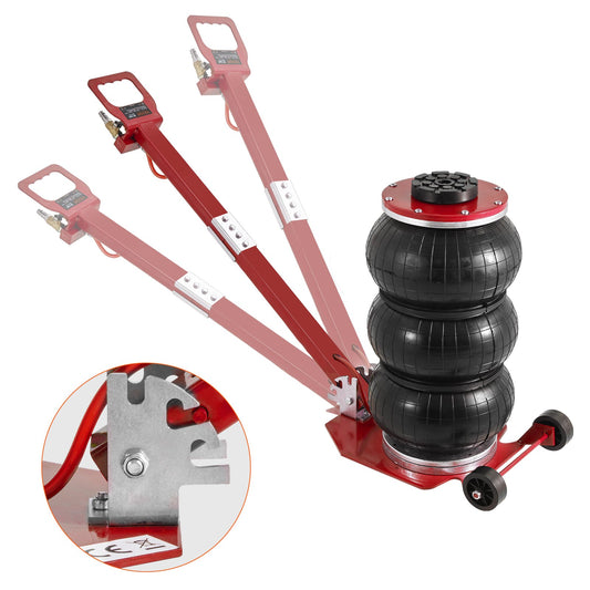 VEVOR Air Jack, 3 Ton/6600 lbs Triple Bag Air Jack, Airbag Jack with Six Steel Pipes,