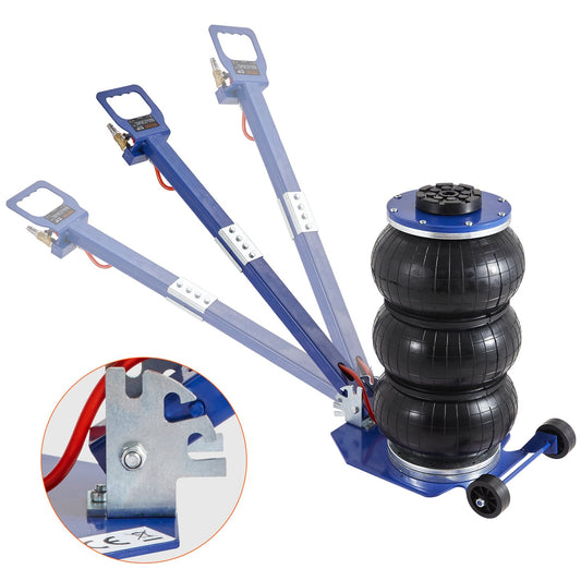 VEVOR Air Jack, 3 Ton/6600 lbs Triple Bag Air Jack, Airbag Jack with Six Steel Pipes,