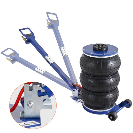 VEVOR Air Jack, 5 Ton/11000 lbs Triple Bag Air Jack, Airbag Jack with Six Steel