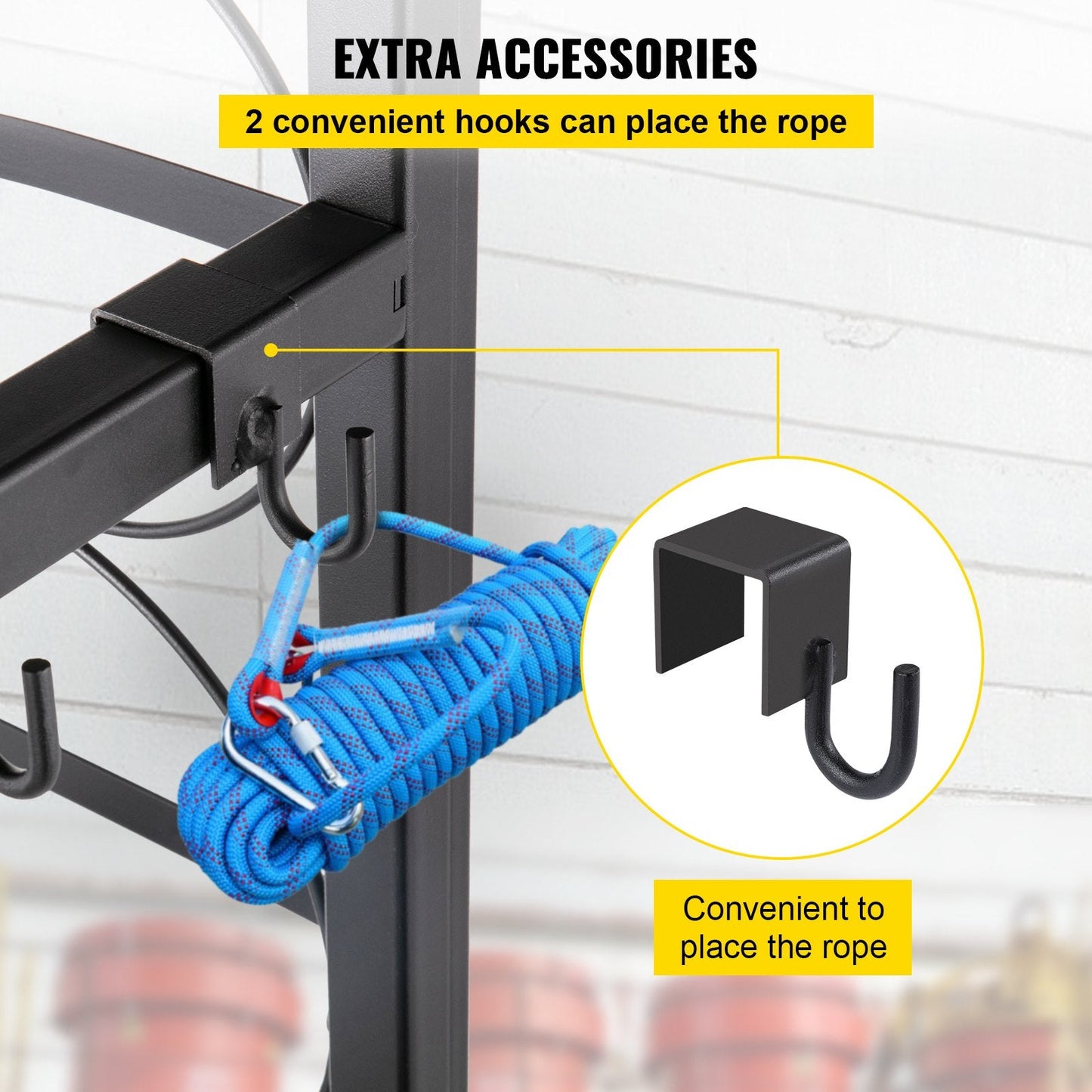 Refrigerant Cylinder Rack with 3x13.6kg Capacity for Gas Storage, Carbon Steel