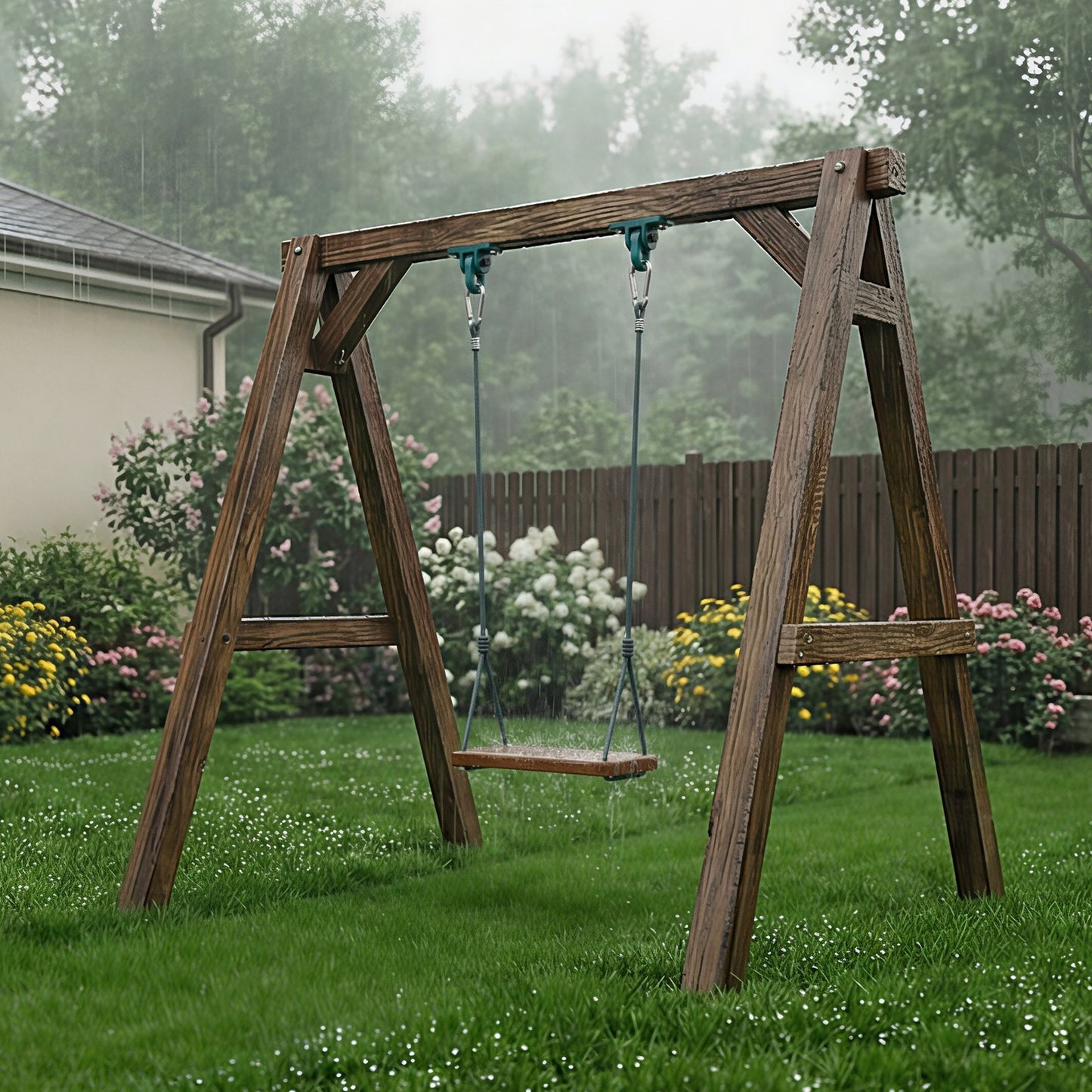Swing Hangers, 4 Pack Heavy Duty Swing Brackets, 2268 kg Capacity, Screws Bolts Included, Smooth Dual Bearing, Aluminum Alloy Hangers, for Playground Porch Yoga Chair Wooden Indoor Outdoor
