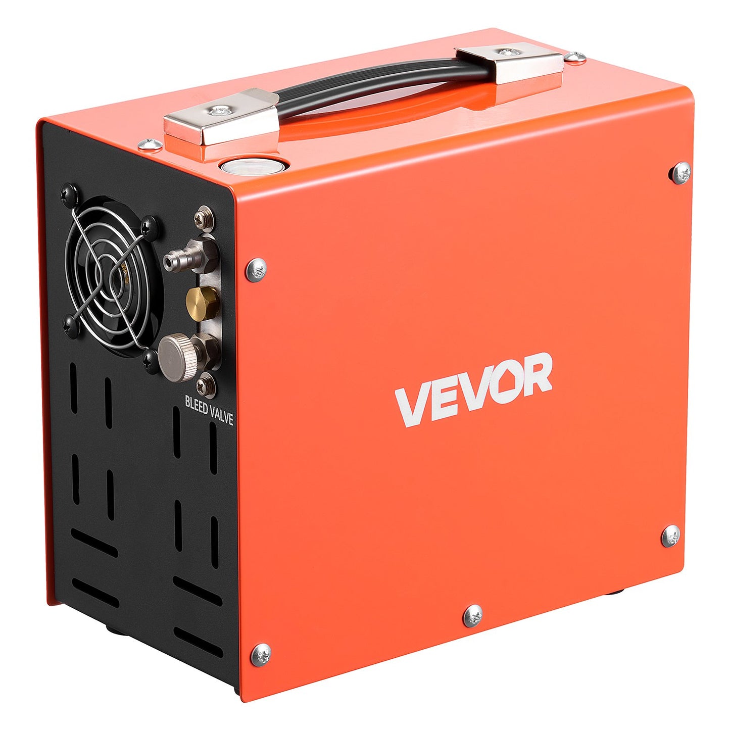 PCP Air Compressor 4500PSI PCP Airgun Compressor & External Converter, Manual Stop 350W DC12V/AC230V Portable Paintball Tank Compressors for Air Rifle, Scuba Diving Bottle