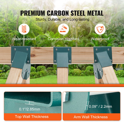 VEVOR A-Frame Middle Swing Set Brackets, Heavy Duty Carbon Steel Swing Set Hardware