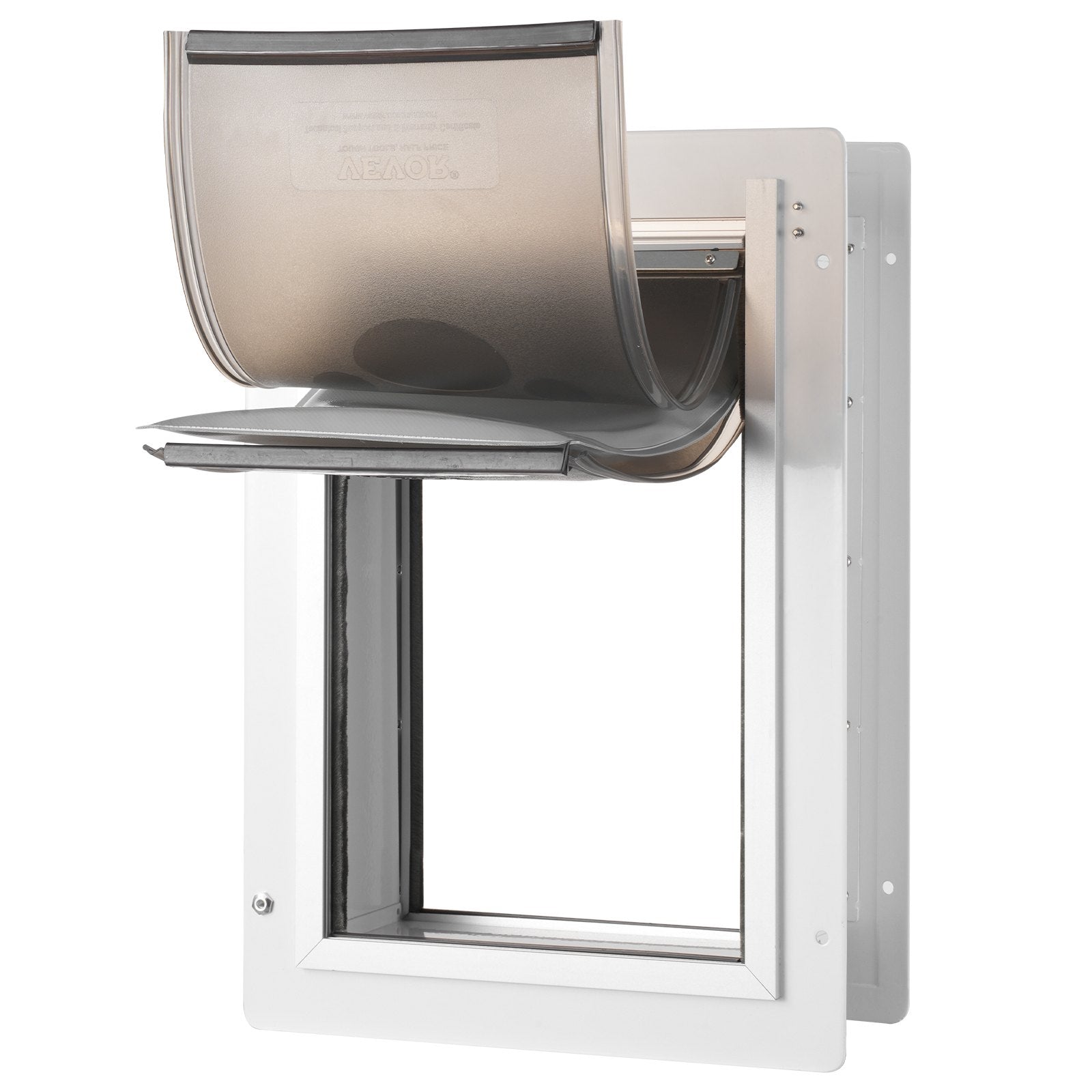 VEVOR Pet Door for Wall with Lock and 3 Magnetic Flap System Metal Fra ...