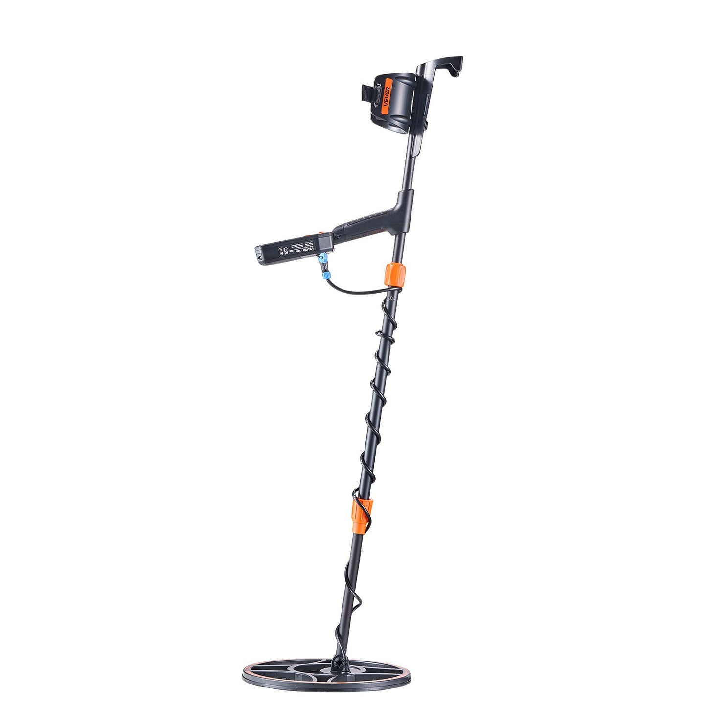 Waterproof Metal Detector, 304.8 mm, Professional High Accuracy Gold Detector for Adults, with Display, Wireless Headphones, 7 Modes, Adjustable Length, for Detecting Gold Treasure Hunting, IP68