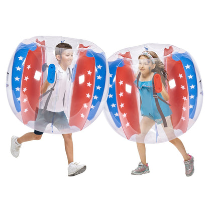 Inflatable 1.2M Sumo Zorb Balls for Kids & Teens, 2-Pack Bumper Bubble Toys
